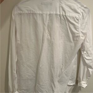 Banana Republic White Blouse Classic Cotton Top